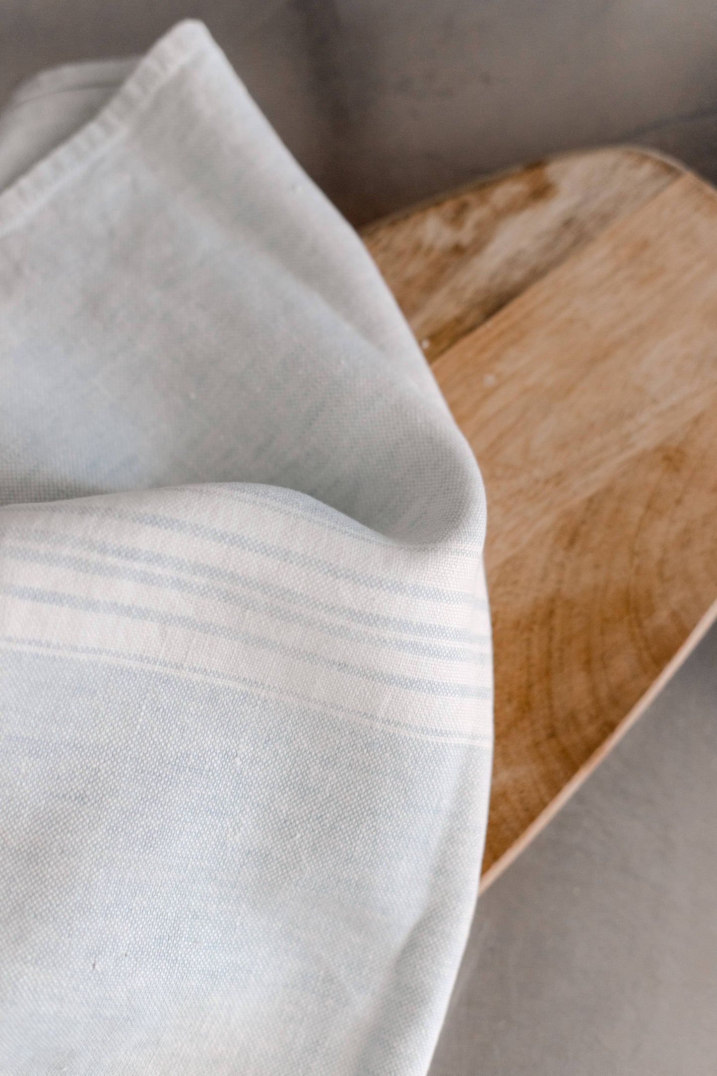 Maison Linen Tea Towel - Beige stripe