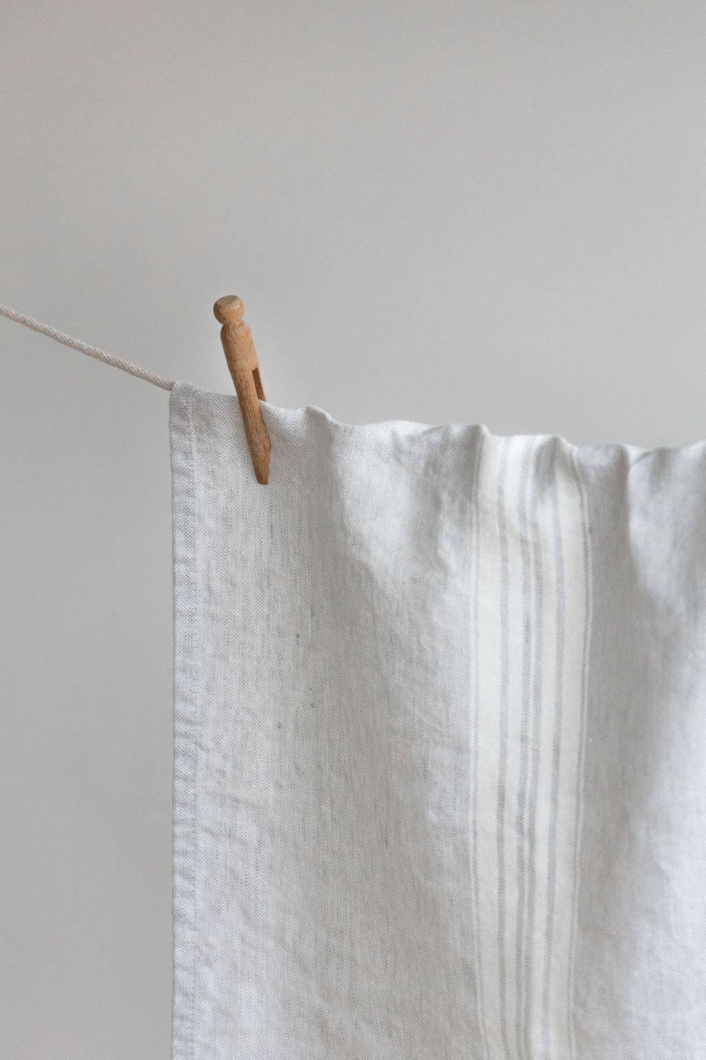 Maison Linen Tea Towel - Beige stripe