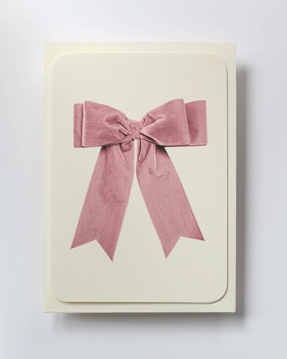 Velvet Bow Greeting Card
