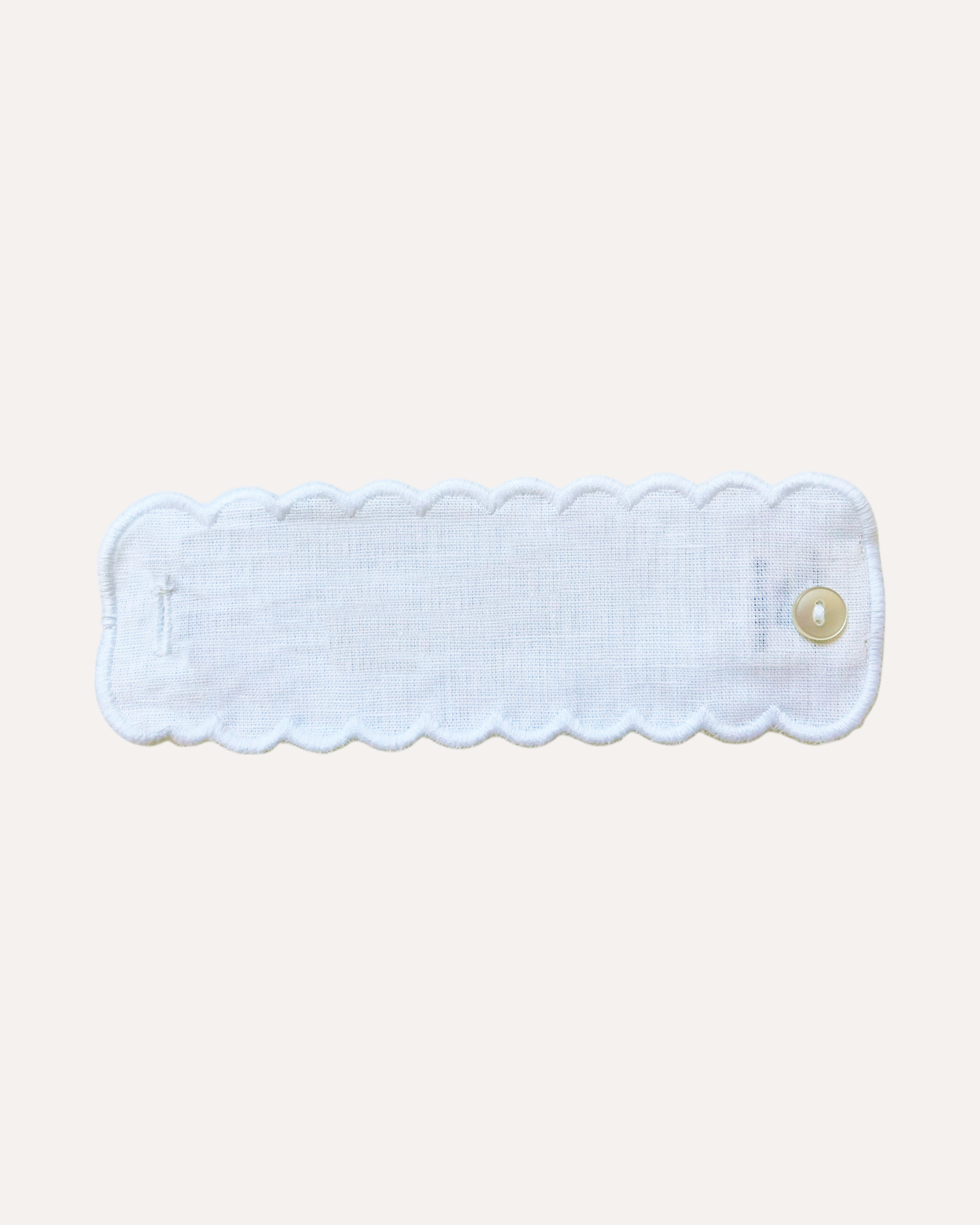 White Napkin Ring with White