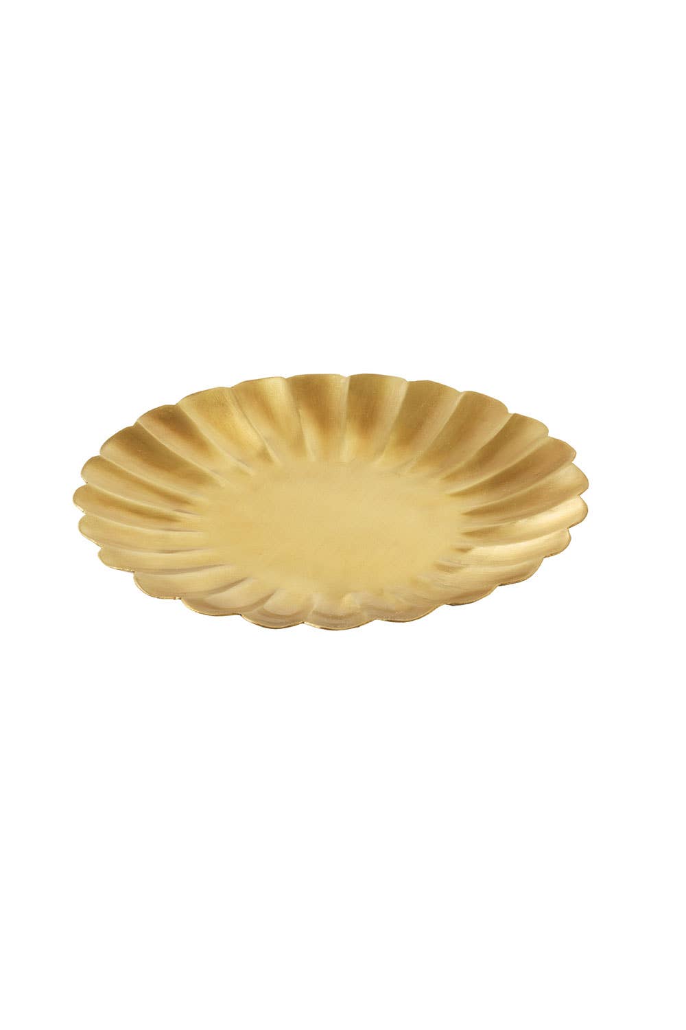 Medium Brass Petal Tray