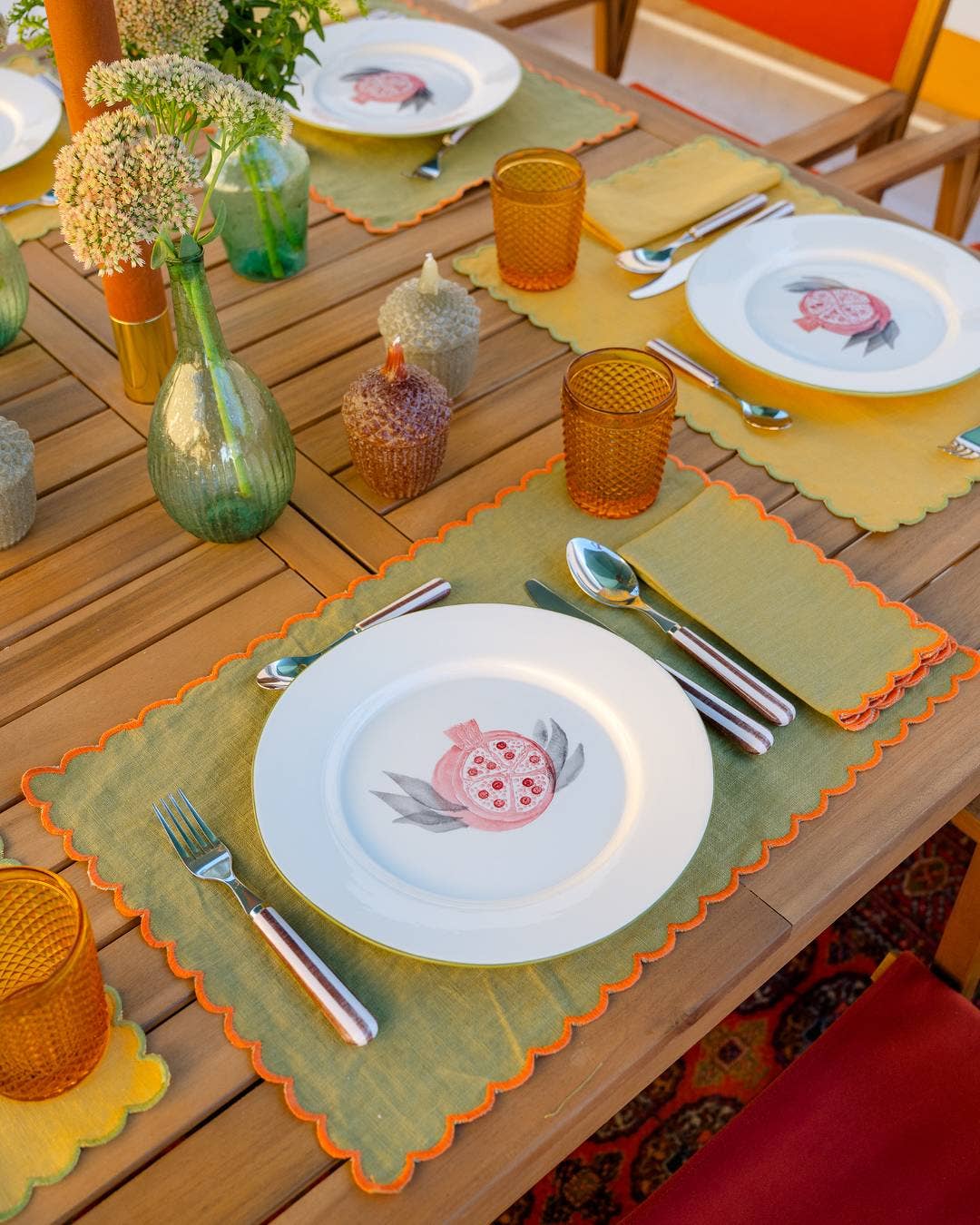 Placemat - Aurora Green