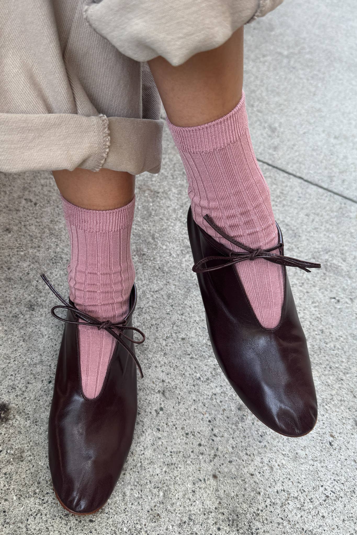 Her Socks - Mercerized Combed Cotton Rib