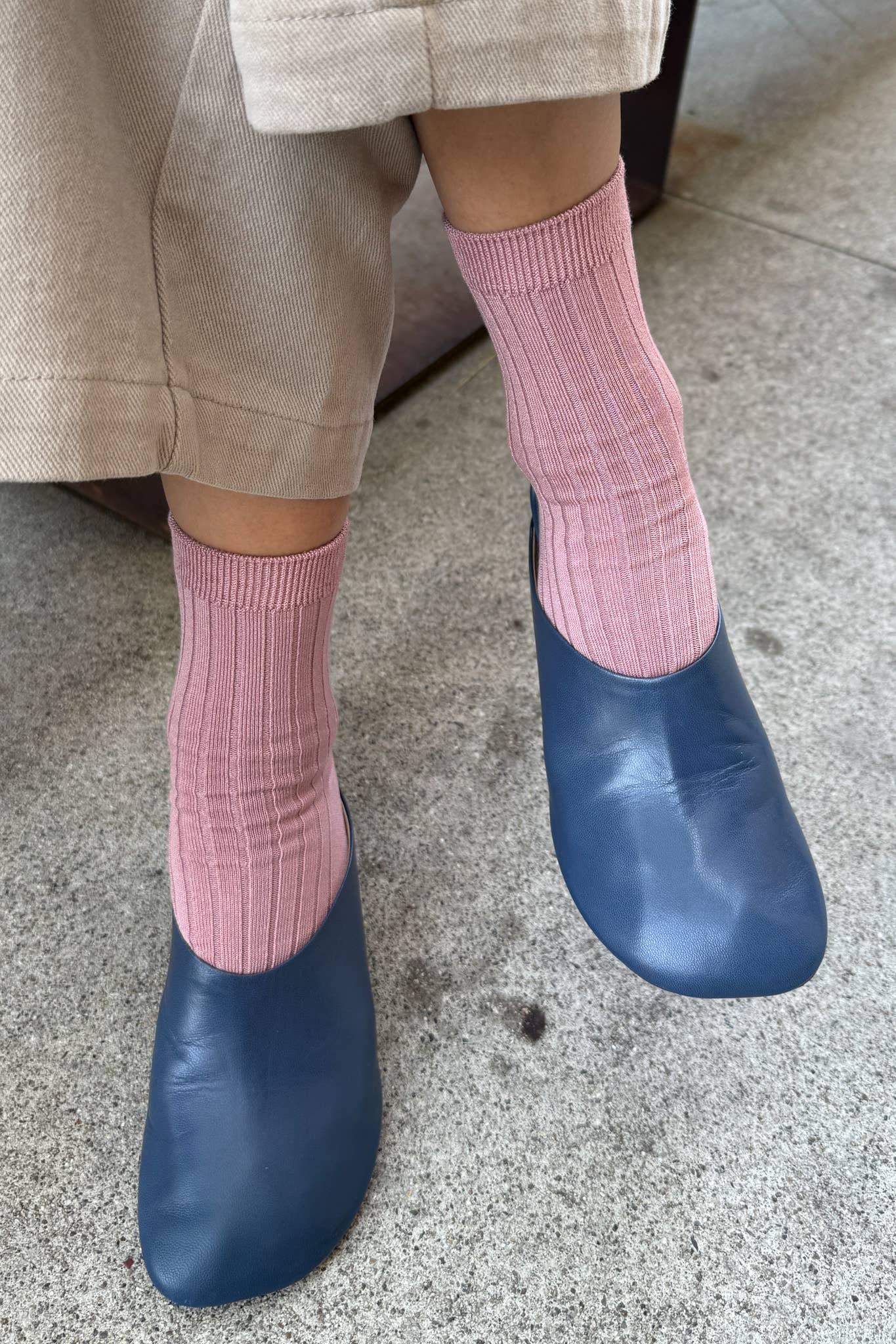 Her Socks - Mercerized Combed Cotton Rib