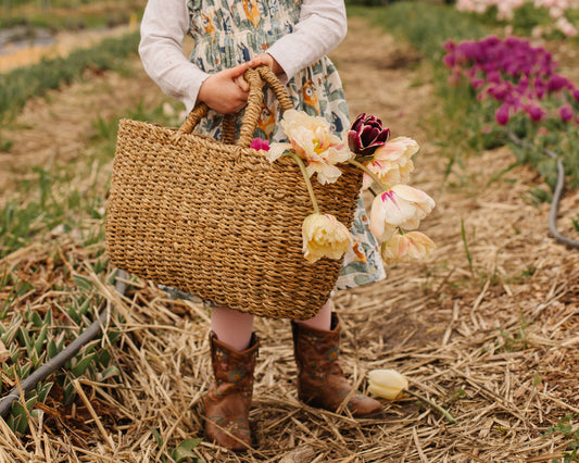 Oval Gathering Basket