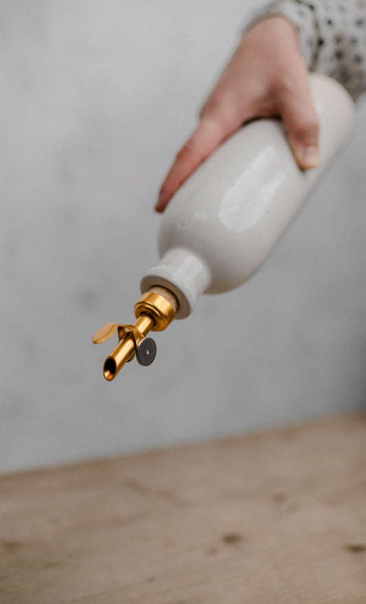 Olive Oil Dispenser - Cream