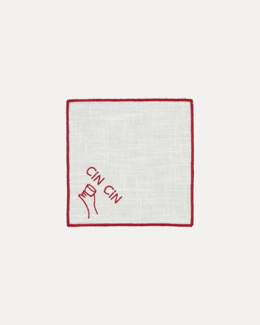 Cocktail Napkin Toast, Cheers