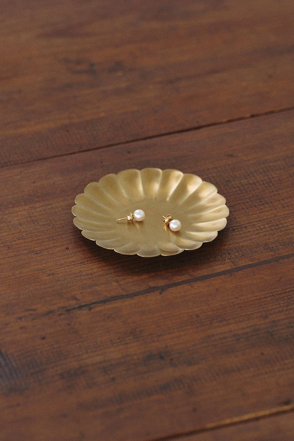 Small Brass Petal Tray