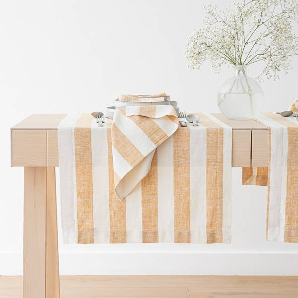 Linen Runner Gold Philippe