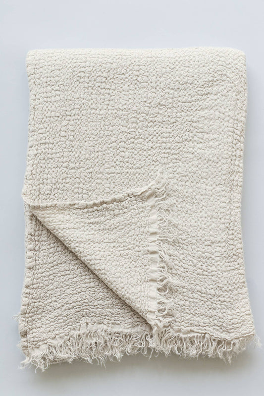 Nantucket Linen Throw - available in 9 colors