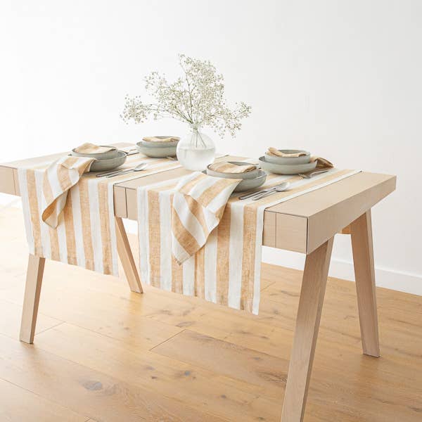 Linen Runner Gold Philippe