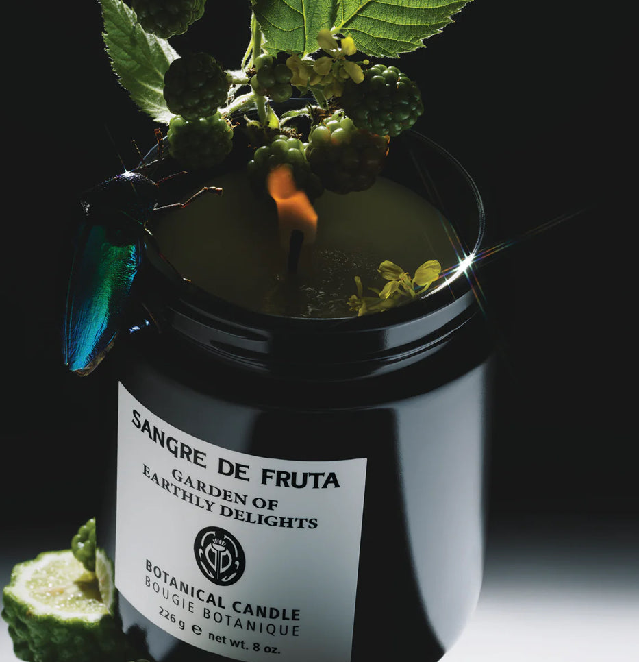 Sangre de Fruta Botanical Candle - Garden of Earthly Delights