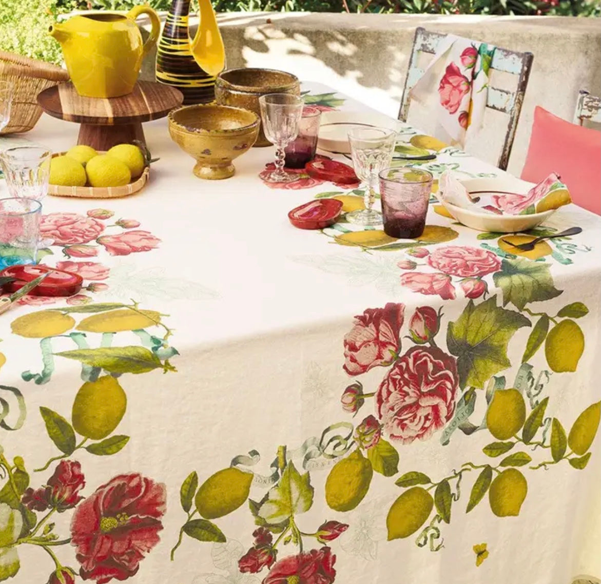 Napkins - Citrons de Menton Romance (set of 4)