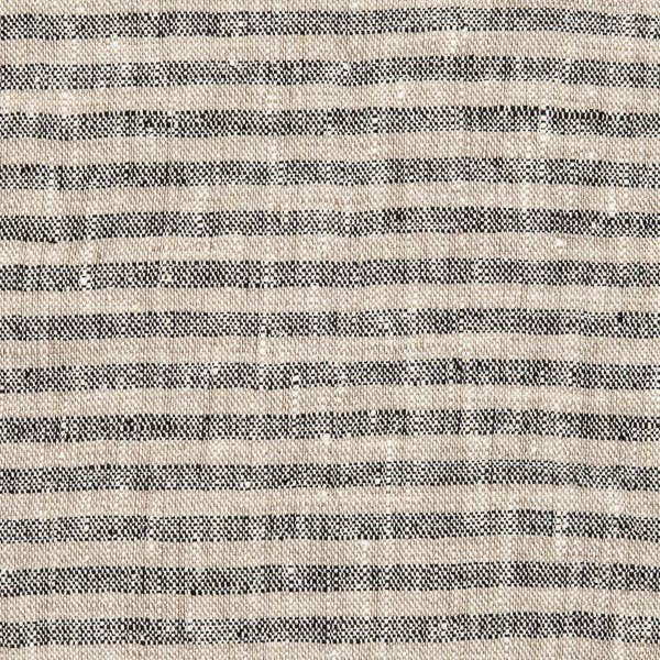 Linen Hand/Kitchen Towels - Black/Natural Brittany