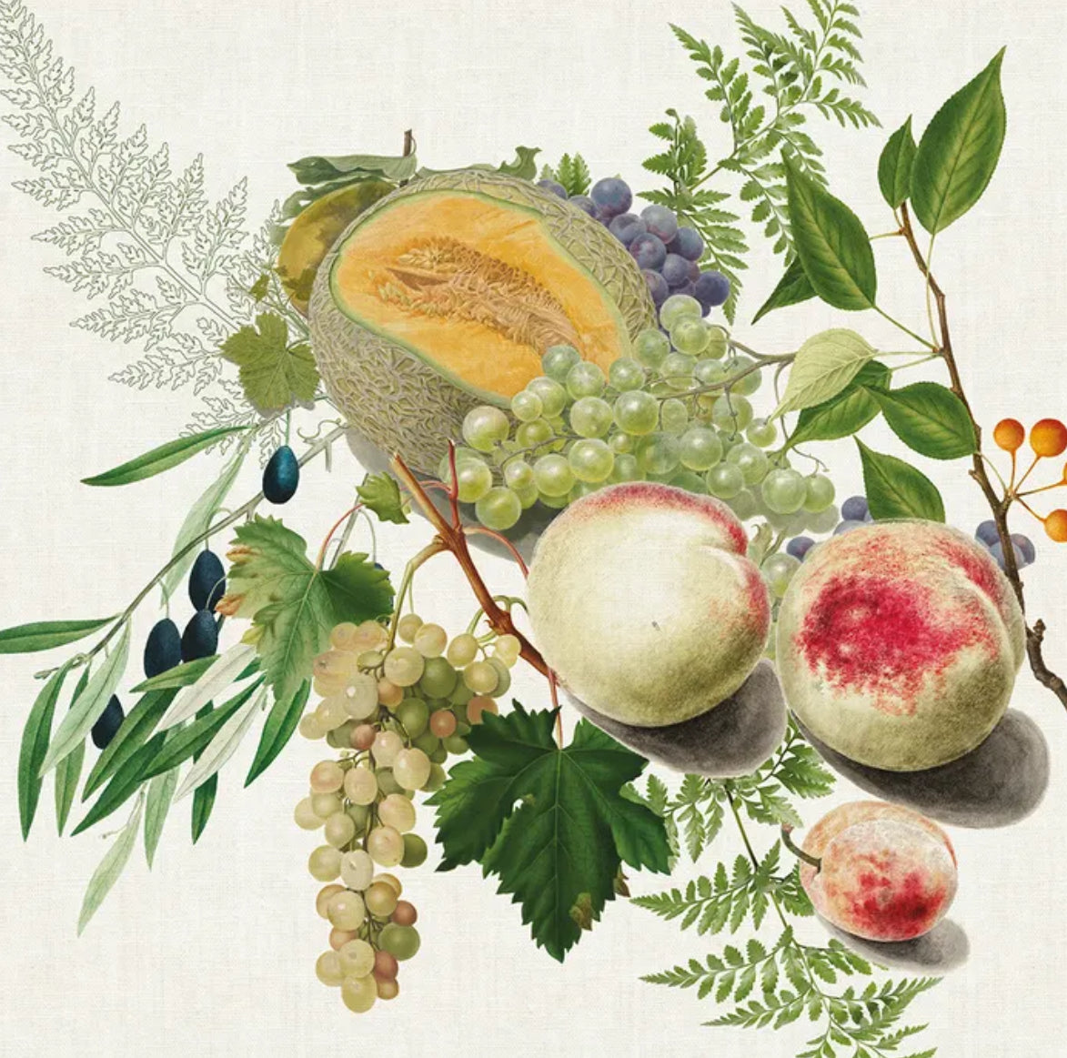 Napkins - Abondance D'Automne Natural (set of 4)
