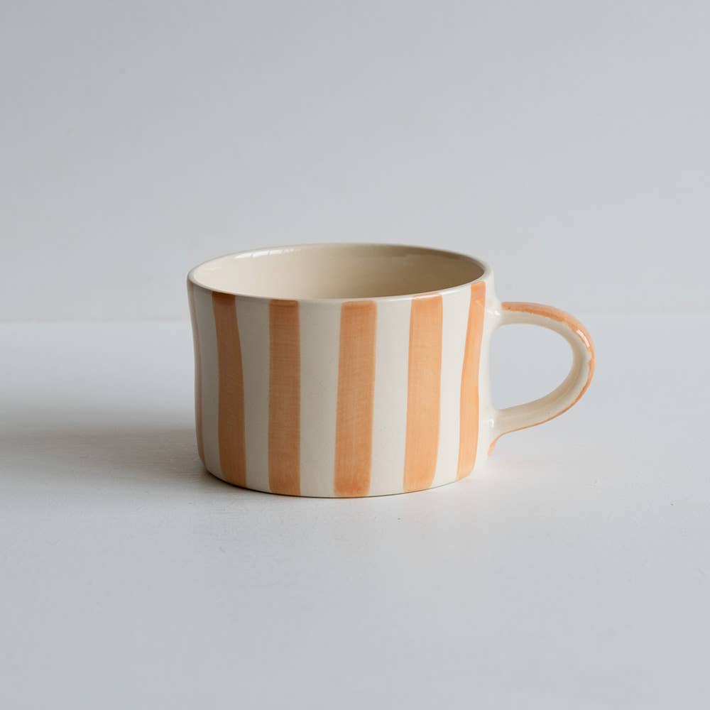 Candy Stripe Latte Mug