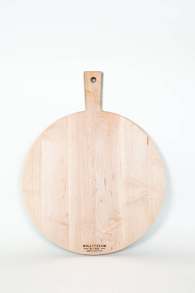 The Round Serving Board with Handle