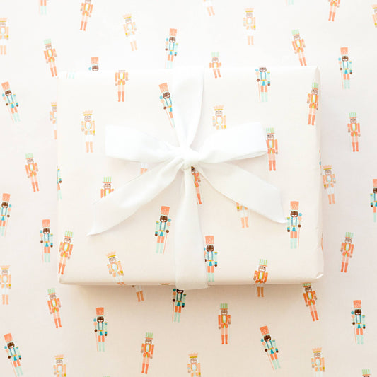 Pinkmas Nutcracker Wrapping Paper Roll