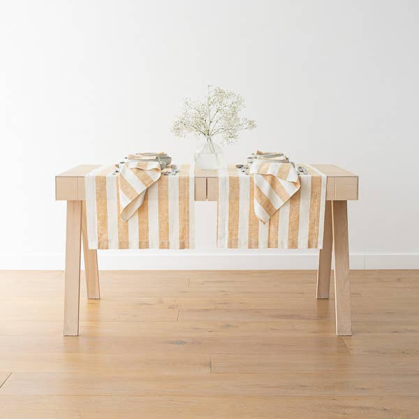 Linen Napkin - Gold Philippe (Set of 4)