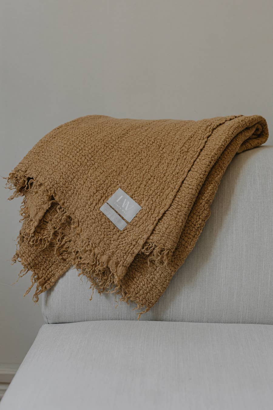 Nantucket Linen Throw - available in 9 colors