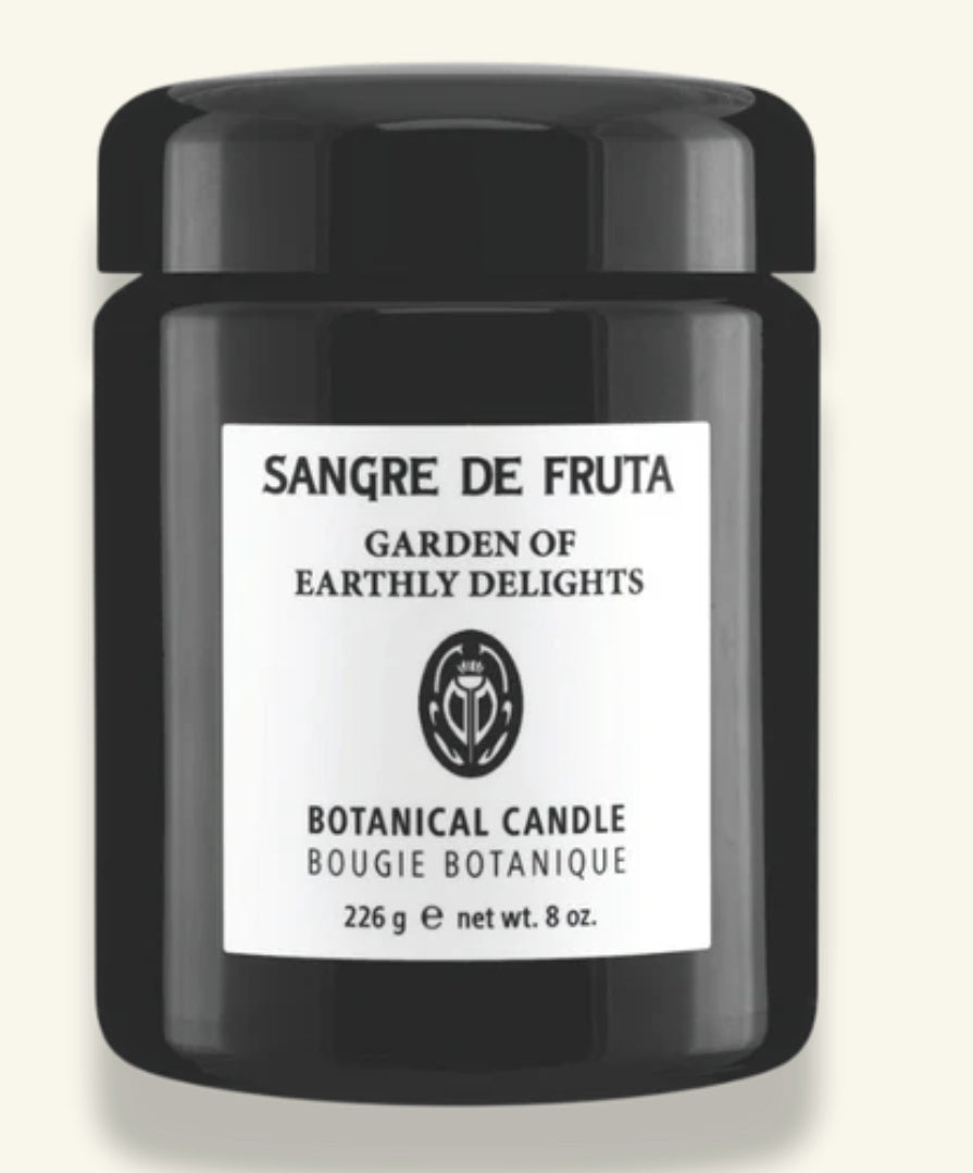 Sangre de Fruta Botanical Candle - Garden of Earthly Delights