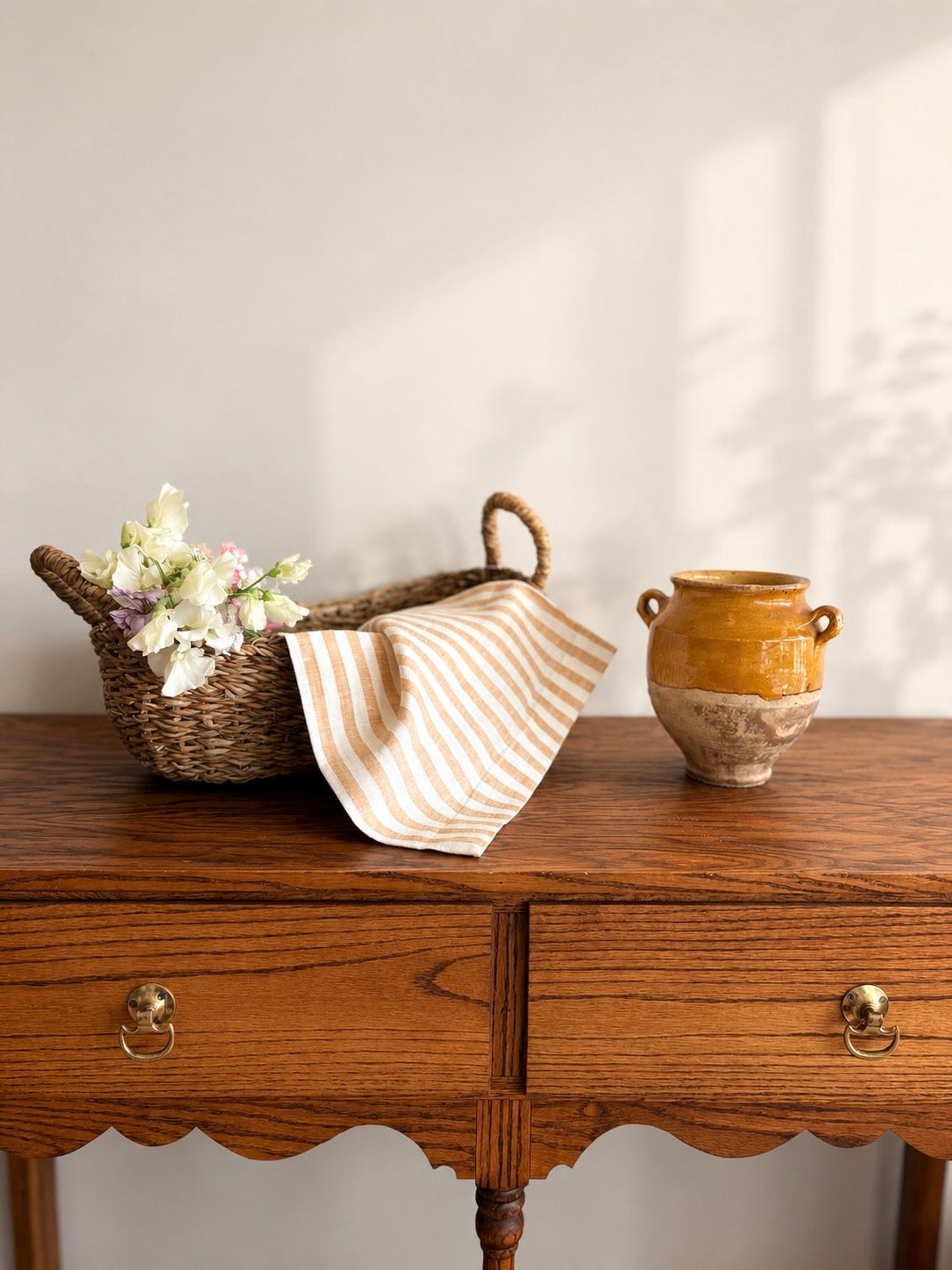 Antique Honey Glazed French Confit Pot