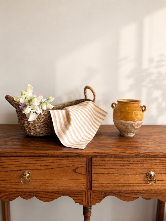 Antique Honey Glazed French Confit Pot