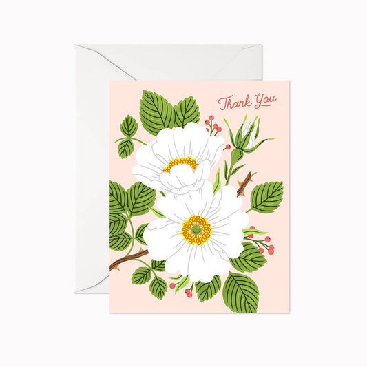 Garden Rose Thank You | Greeting Card