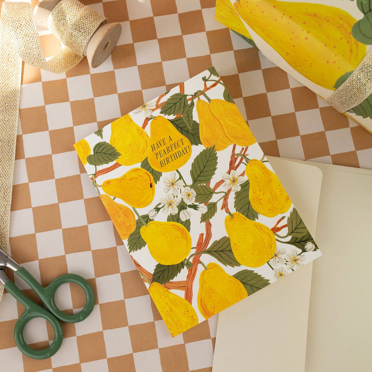 PEARFECT BIRTHDAY| Greeting Card