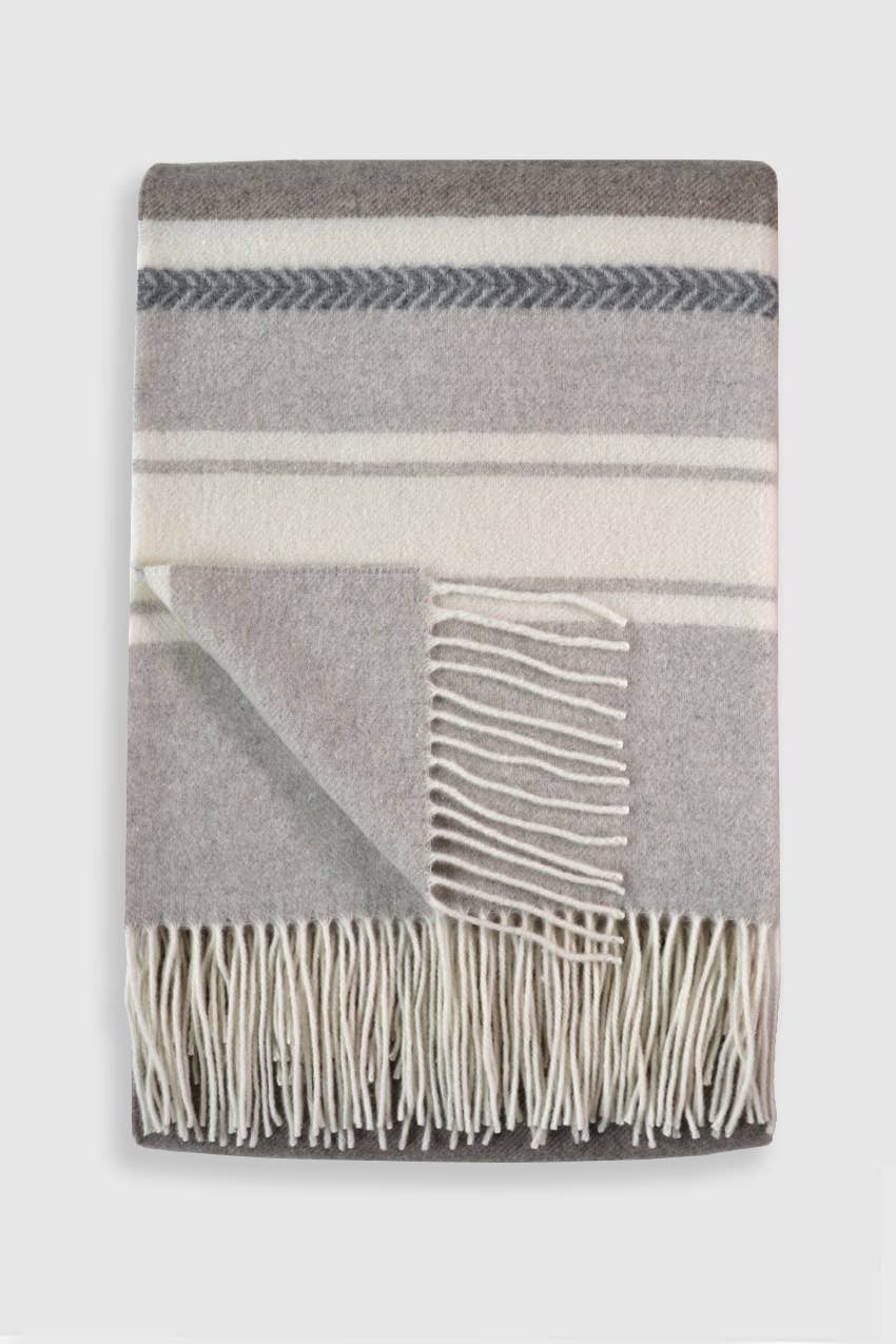 Hanover Cashmere & Wool Throw - Available in 3 Colors