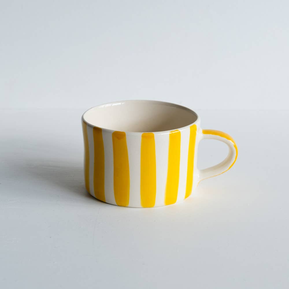 Candy Stripe Latte Mug