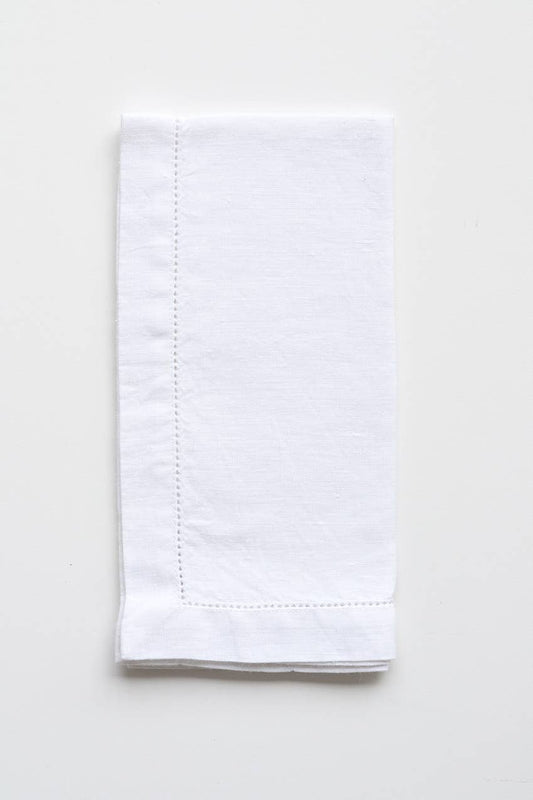 Sonoma Napkin with Hemstitch - White - Set of 4