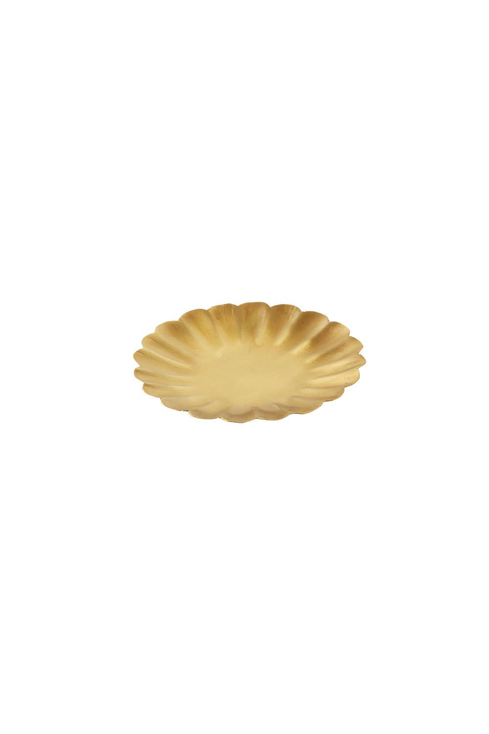 Small Brass Petal Tray