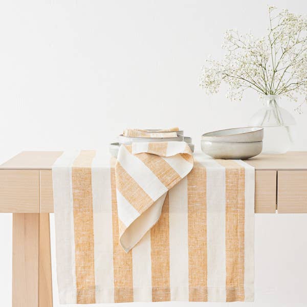 Linen Napkin - Gold Philippe (Set of 4)