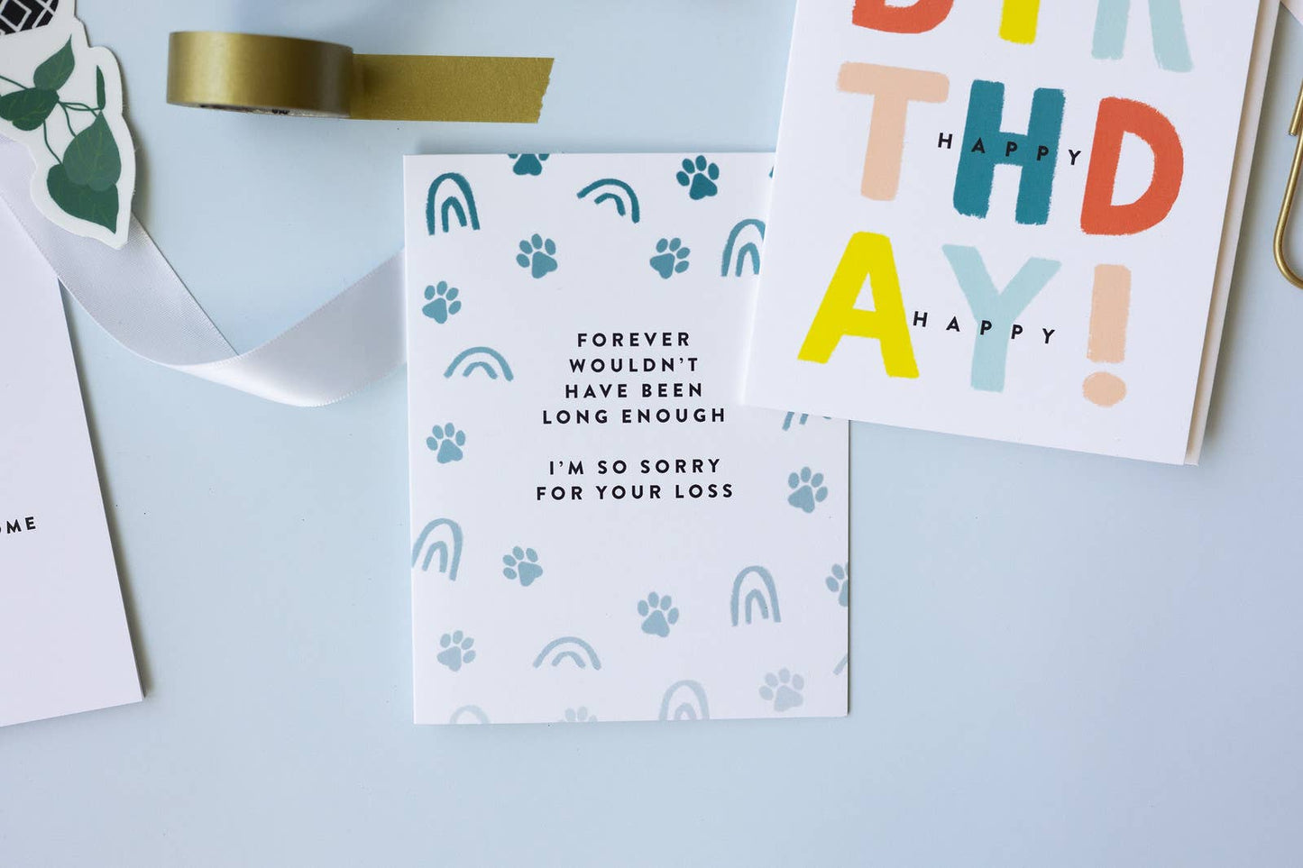 Never Long Enough Pet Loss Card