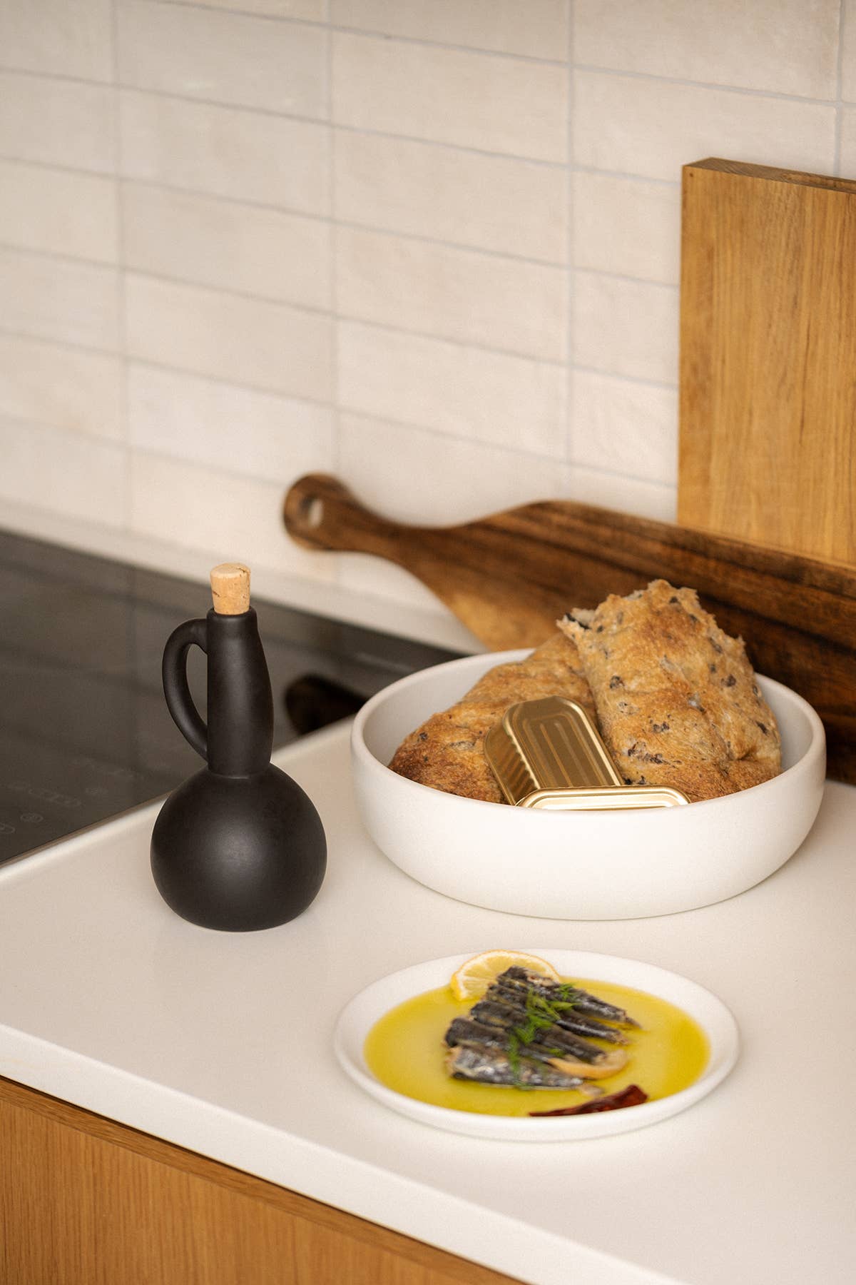 Stoneware Shallow Serving Bowl