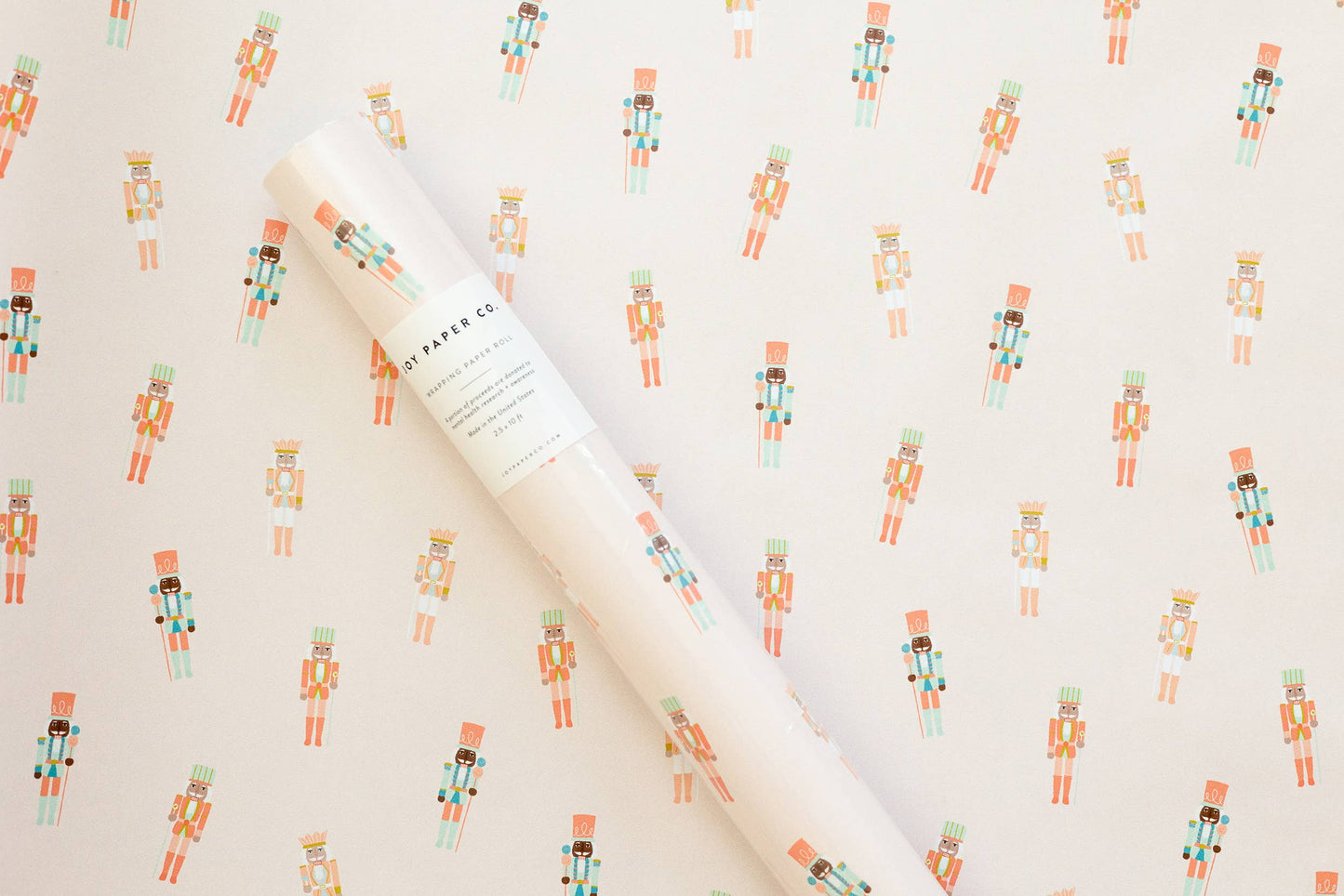 Pinkmas Nutcracker Wrapping Paper Roll
