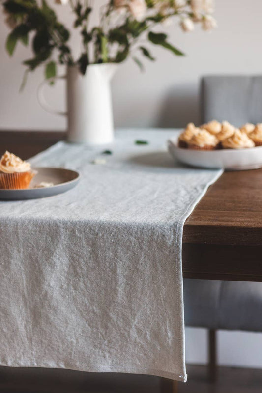 Maison Solid Linen Runner