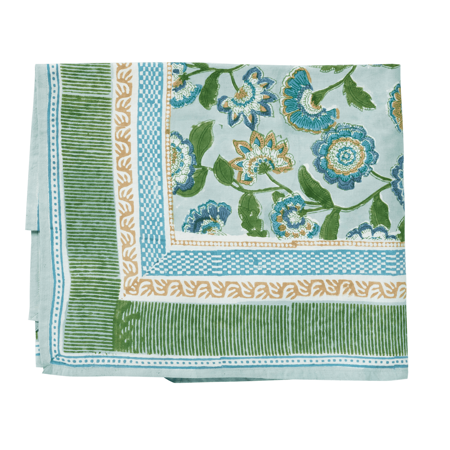 Tablecloth - Guapao blue green