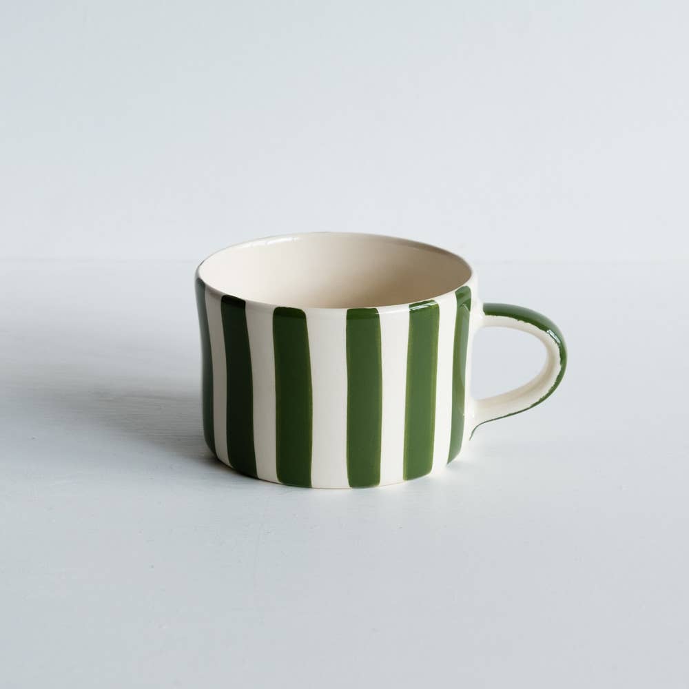 Candy Stripe Latte Mug