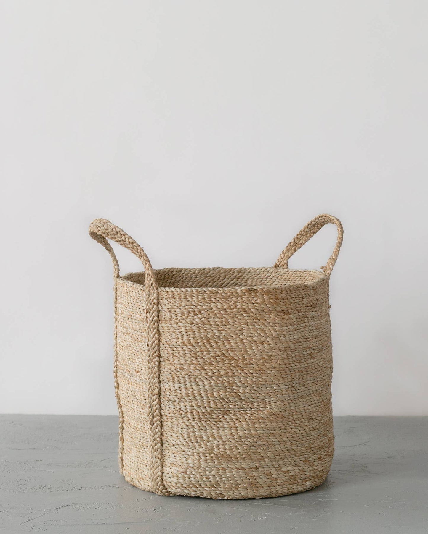 Round Laundry Basket - jute